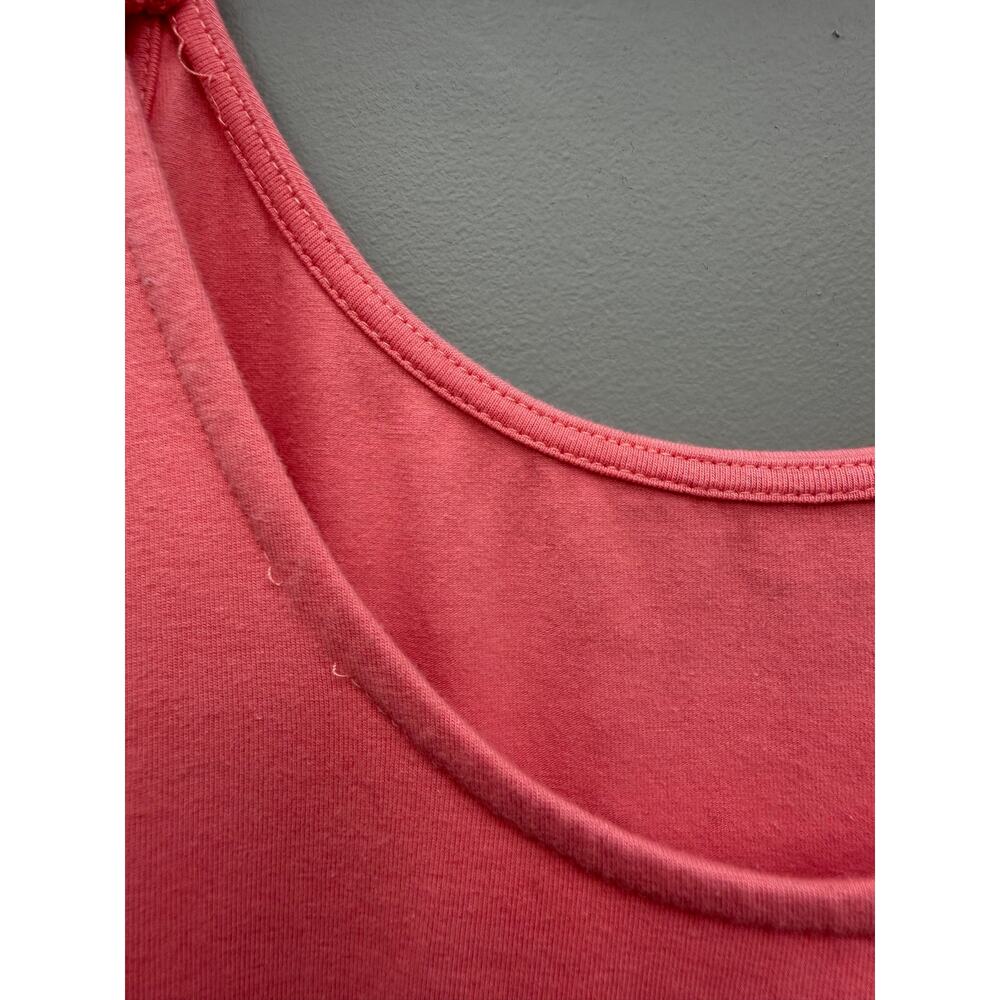 Ultra Flirt Coral Pink Gauze Maxi Dress With Pockets Adjustable Straps Medium - Picture 4 of 7